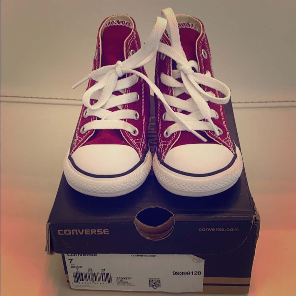 CONVERSE INFANT HI TOPS - Picture 1 of 8